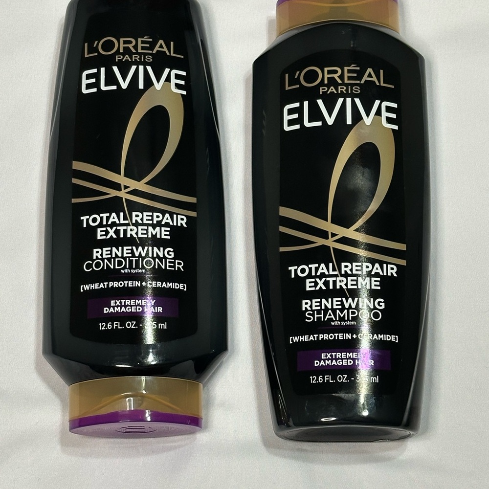 L'Oreal Elvive Total Repair Extreme Set with Gold and Purple Accents